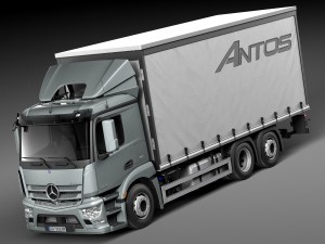 Mercedes-Benz Antos Box 2015 3D Model