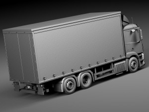 Mercedes-Benz Antos Box 2015 Modello 3D