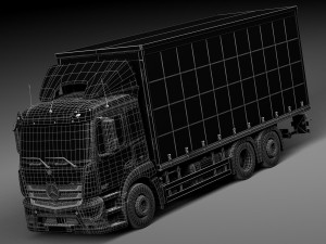 Mercedes-Benz Antos Box 2015 Modello 3D