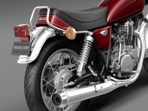Yamaha SR400 2015 3D Model