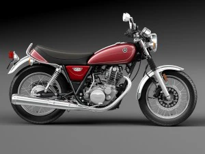 Yamaha SR400 2015 3D Model