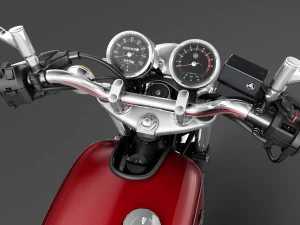 Yamaha SR400 2015 3D Model