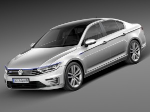 Volkswagen Passat GTE 2015 3D Model