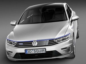 Volkswagen Passat GTE 2015 3D 模型