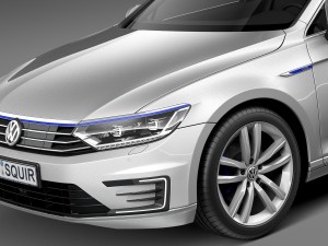 Volkswagen Passat GTE 2015 3D 模型