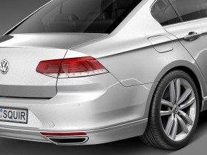 Volkswagen Passat GTE 2015 3D 模型