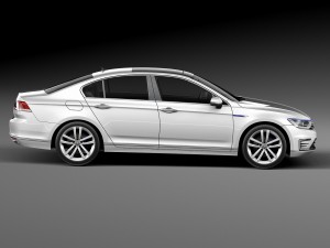 Volkswagen Passat GTE 2015 3D 模型