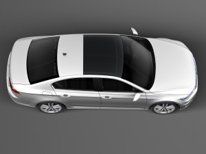 Volkswagen Passat GTE 2015 3D 模型