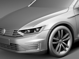 Volkswagen Passat GTE 2015 3D 模型