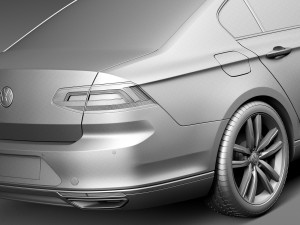 Volkswagen Passat GTE 2015 3D 模型