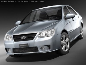 Kia Spectra Model 3D