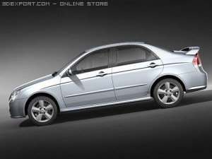 Kia Spectra Model 3D