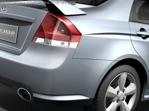 Kia Spectra 3D Model