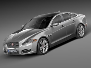Jaguar XJ 2016 3D Модель