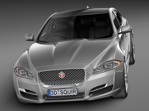 Jaguar XJ 2016 3D 模型