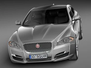 Jaguar XJ 2016 3D Model
