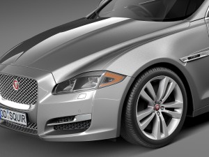 Jaguar XJ 2016 3D 模型