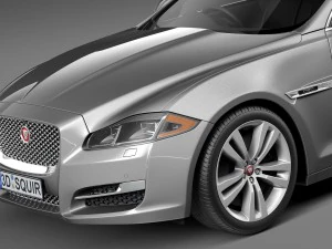 Jaguar XJ 2016 3D Model