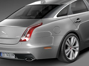 Jaguar XJ 2016 3D Model