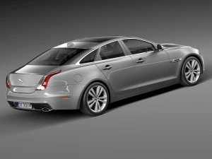 Jaguar XJ 2016 3D Model