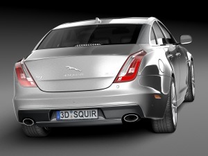 Jaguar XJ 2016 3D 模型