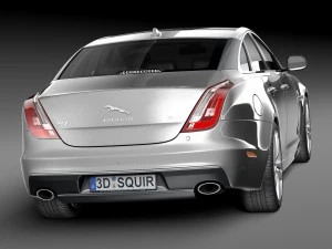 Jaguar XJ 2016 3D Model