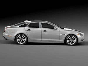 Jaguar XJ 2016 3D Model
