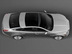 Jaguar XJ 2016 3D Model