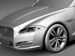 Jaguar XJ 2016 3D Model