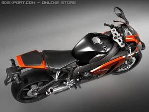 Honda CBR 1000 RR 2008-2009 3D Model