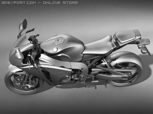 Honda CBR 1000 RR 2008-2009 3D Model
