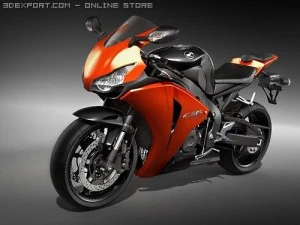 Honda CBR 1000 RR 2008-2009 3D Model