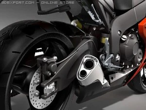 Honda CBR 1000 RR 2008-2009 3D Model