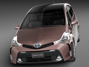 Toyota Prius V 2015 3D Модель