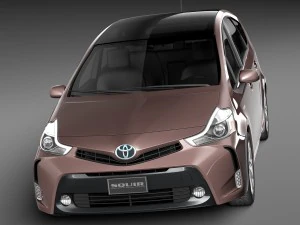 Toyota Prius V 2015 3D Model