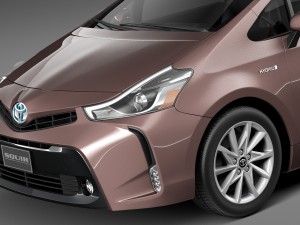 Toyota Prius V 2015 3D Модель