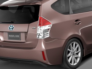 Toyota Prius V 2015 3D Модель