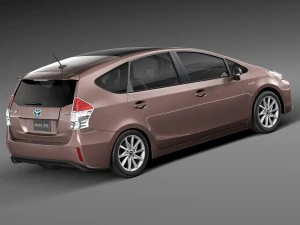 Toyota Prius V 2015 3D Model