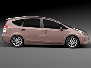 Toyota Prius V 2015 3D Модель