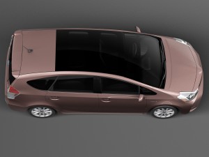 Toyota Prius V 2015 3D Модель