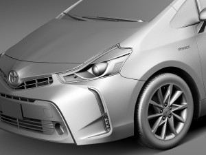 Toyota Prius V 2015 3D Модель