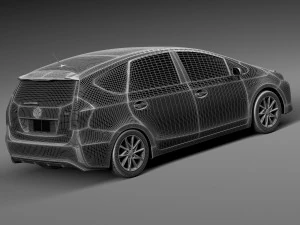 Toyota Prius V 2015 3D Model
