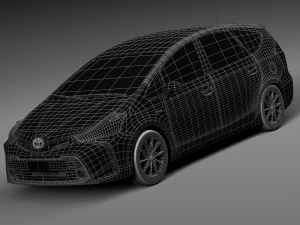 Toyota Prius V 2015 3D Model
