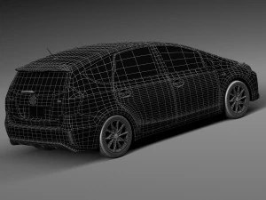 Toyota Prius V 2015 3D Model