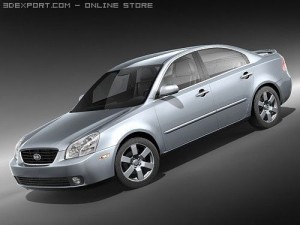 Kia Optima 3D Model