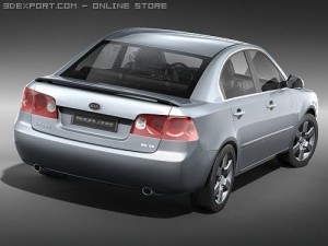 Kia Optima Modelo 3D