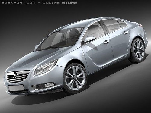 Opel Insignia 3Dモデル .c4d .max .obj .3ds .fbx .stl .blend 