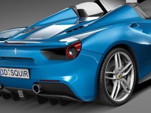 Ferrari 488 GTB Spider 2016 Modelo 3D