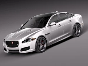 Jaguar XJR 2016 Modelo 3D