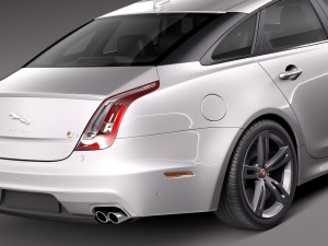 Jaguar XJR 2016 3D Модель